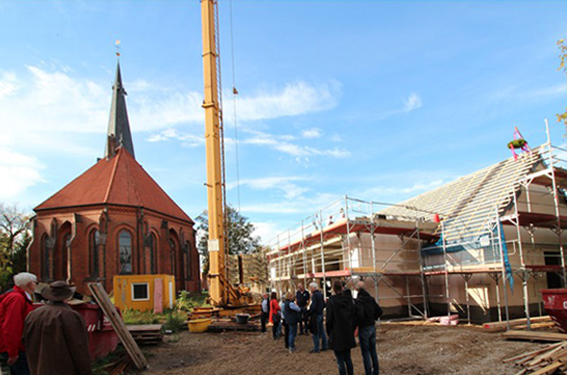 Richtfest Gemeindehauses der Evangelisch-lutherischen Kirchengemeinde in Uezte-Katensen