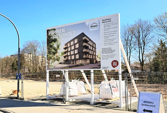 Spatenstich im Stadtleben Ellener Hof in Bremen