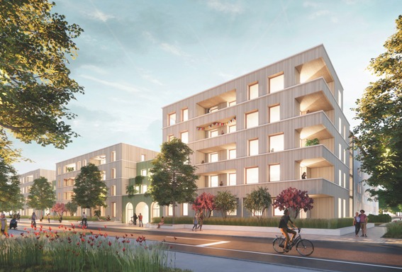 2. Rang beim Wettbewerb für Wohnbebauung in Hannover-Wettbergen